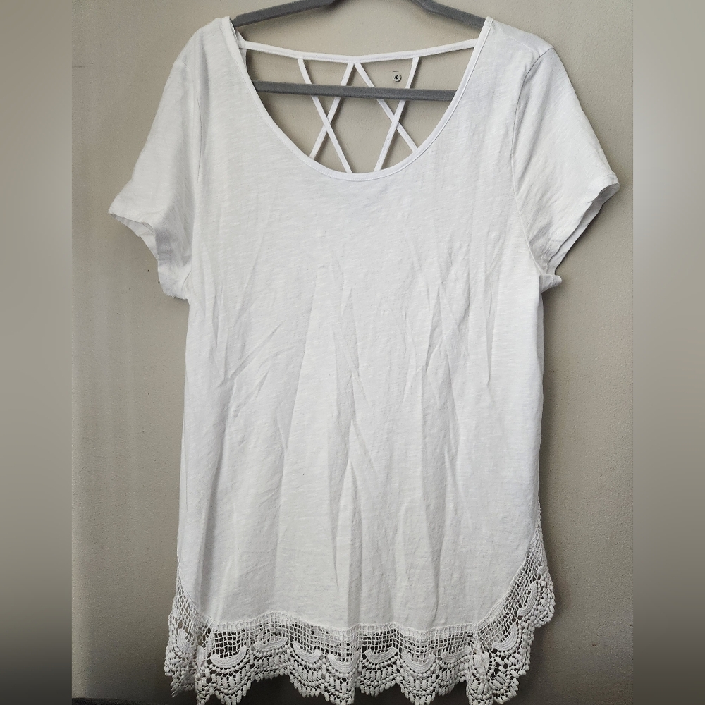 George White Short Sleeve Tee Shirt